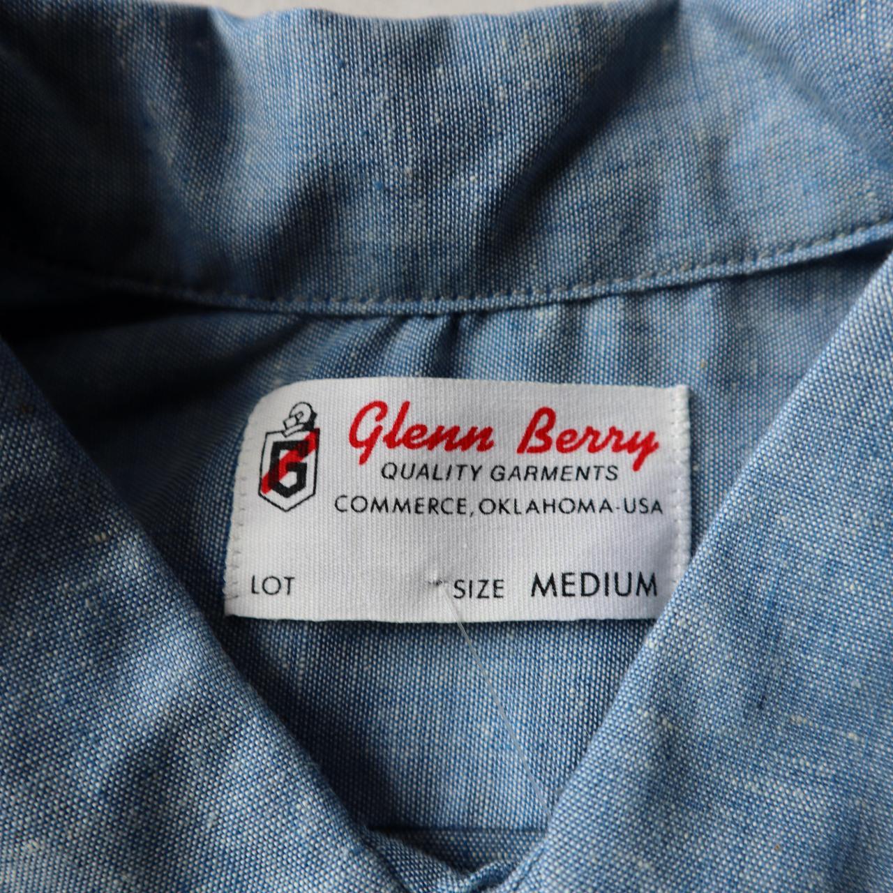 1970's Glenn Berry Chambray Shirt - M/L Chest – 21