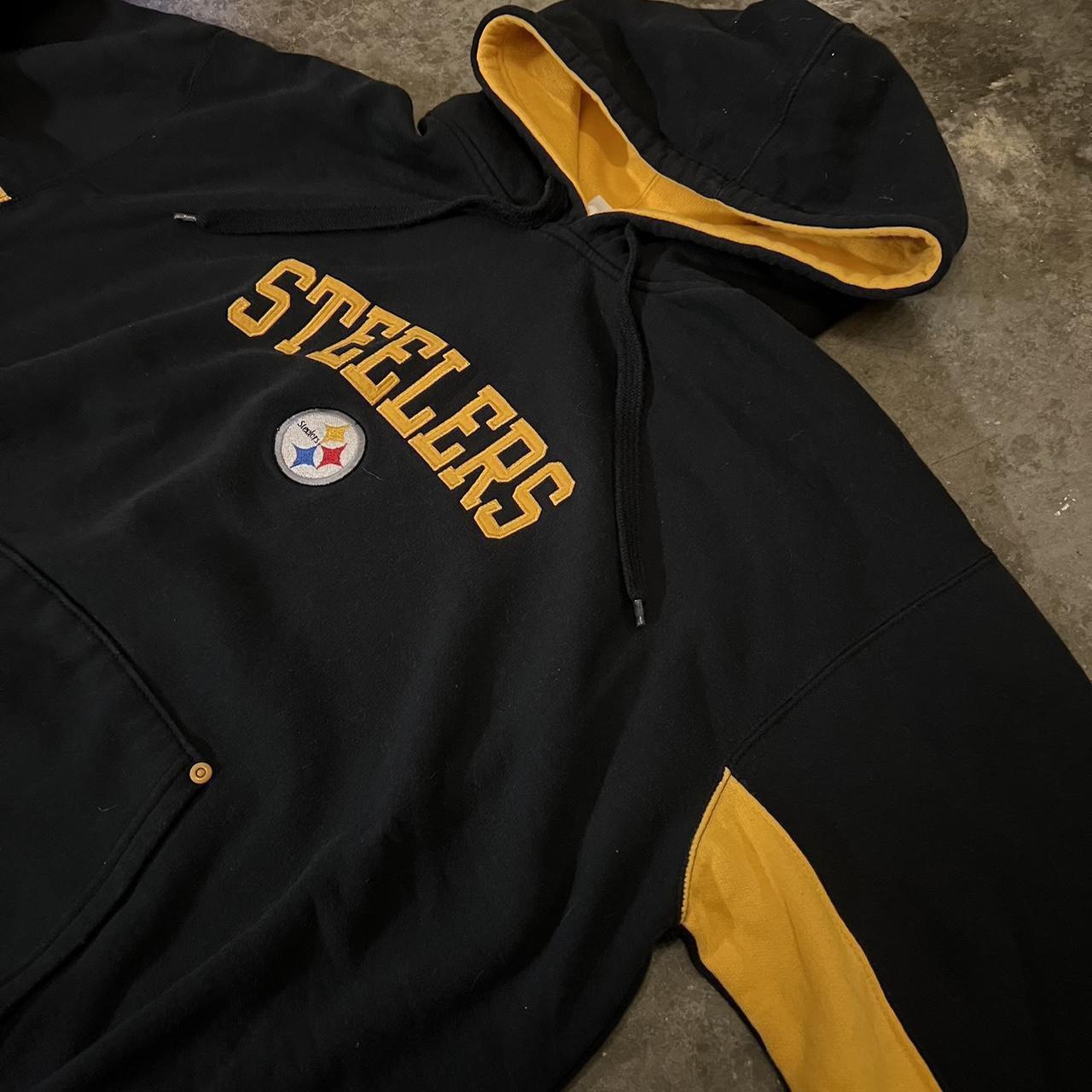 Official NFL Steelers hoodie ~Very clean/ stain or - Depop