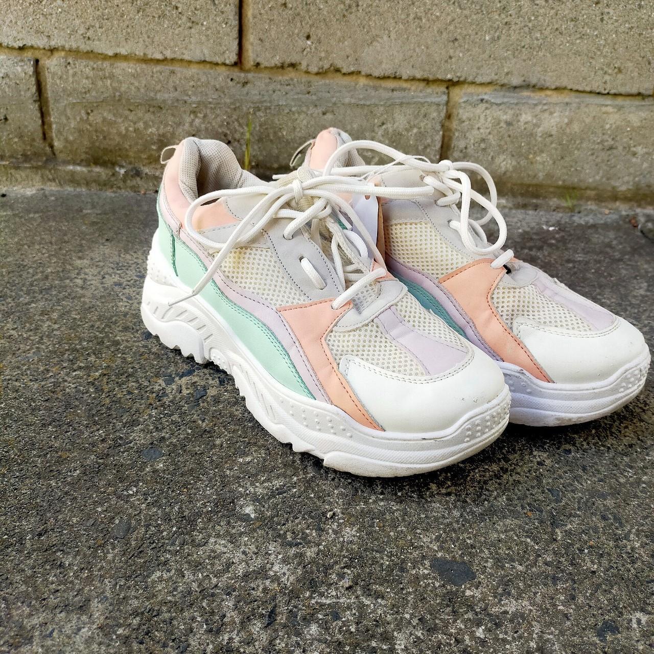 platform pastel shoes