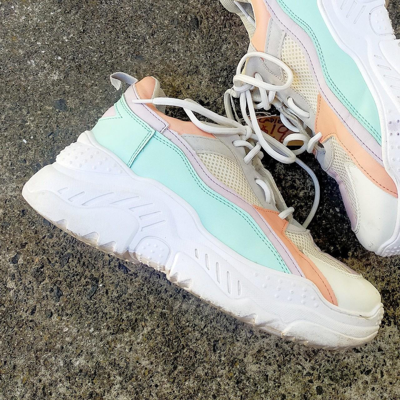 platform pastel shoes