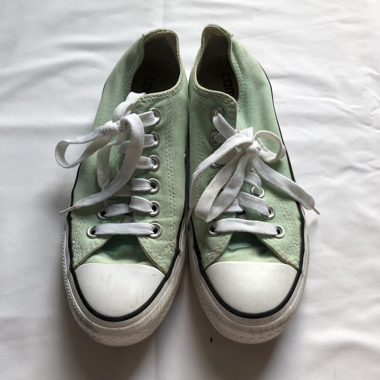 Mint green sale converse womens