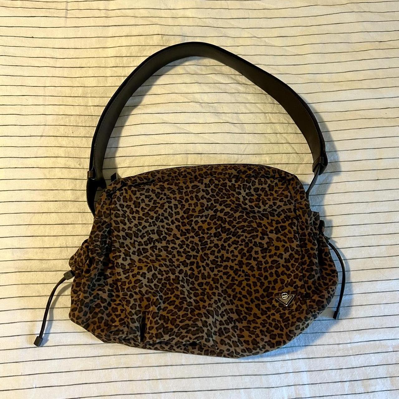 Bottega Veneta nylon leopard purse. - Depop