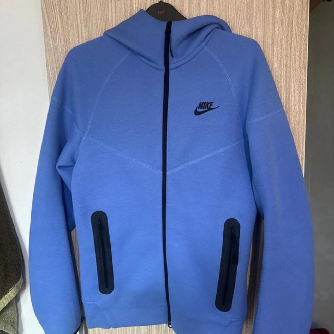 men's nike tech fleece tracksuit light blue