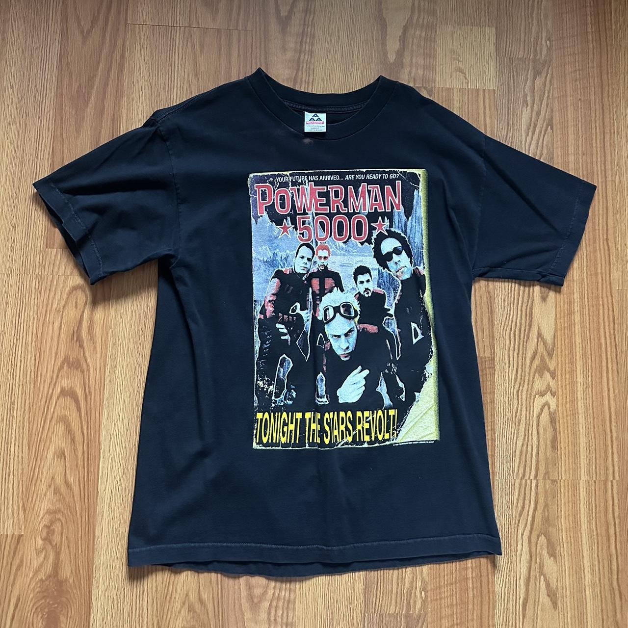 Vintage 1999 Powerman 5000 Tonight The Stars Revolt popular Shirt