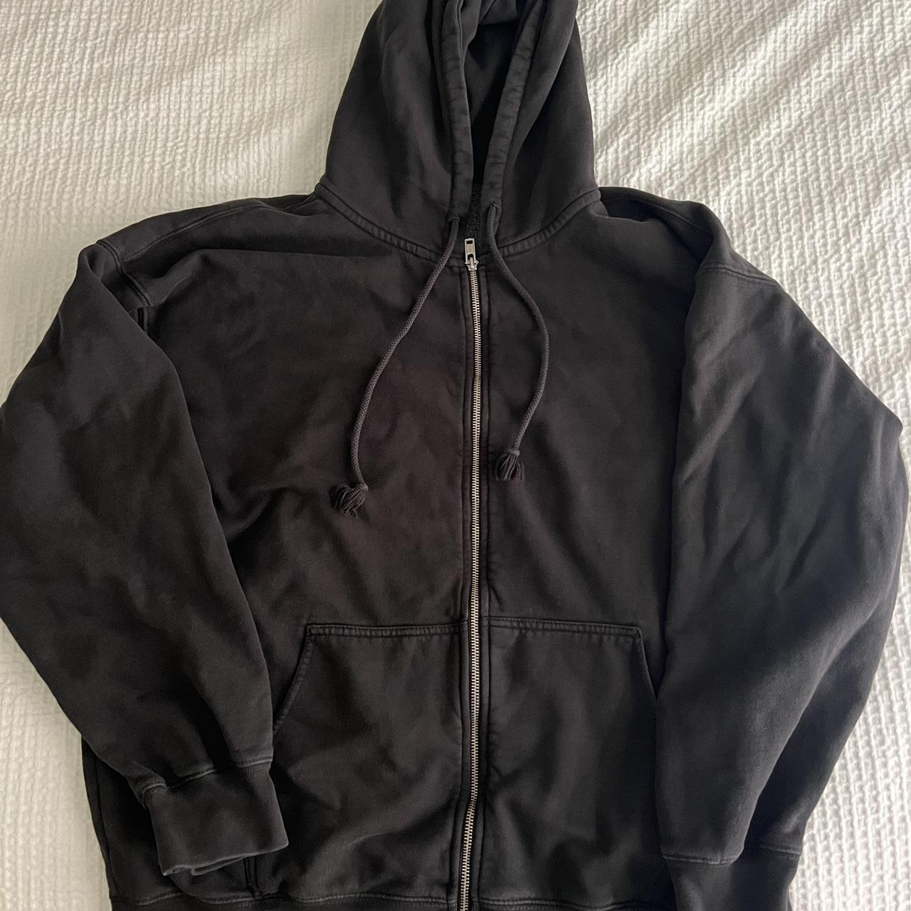 Black oversized Brandy Melville hoodie... - Depop