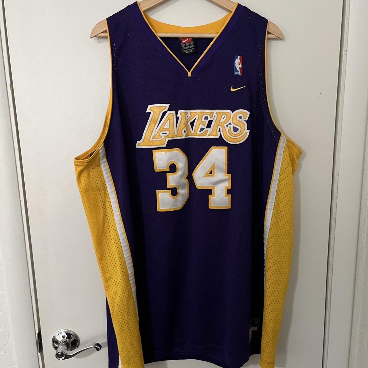 Nike Los Angeles Lakers Shaquille O'Neal jersey. In - Depop