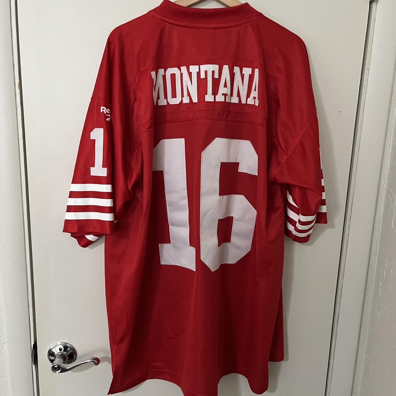 Reebok, Shirts, Joe Montana Reebok Throwback Jersey