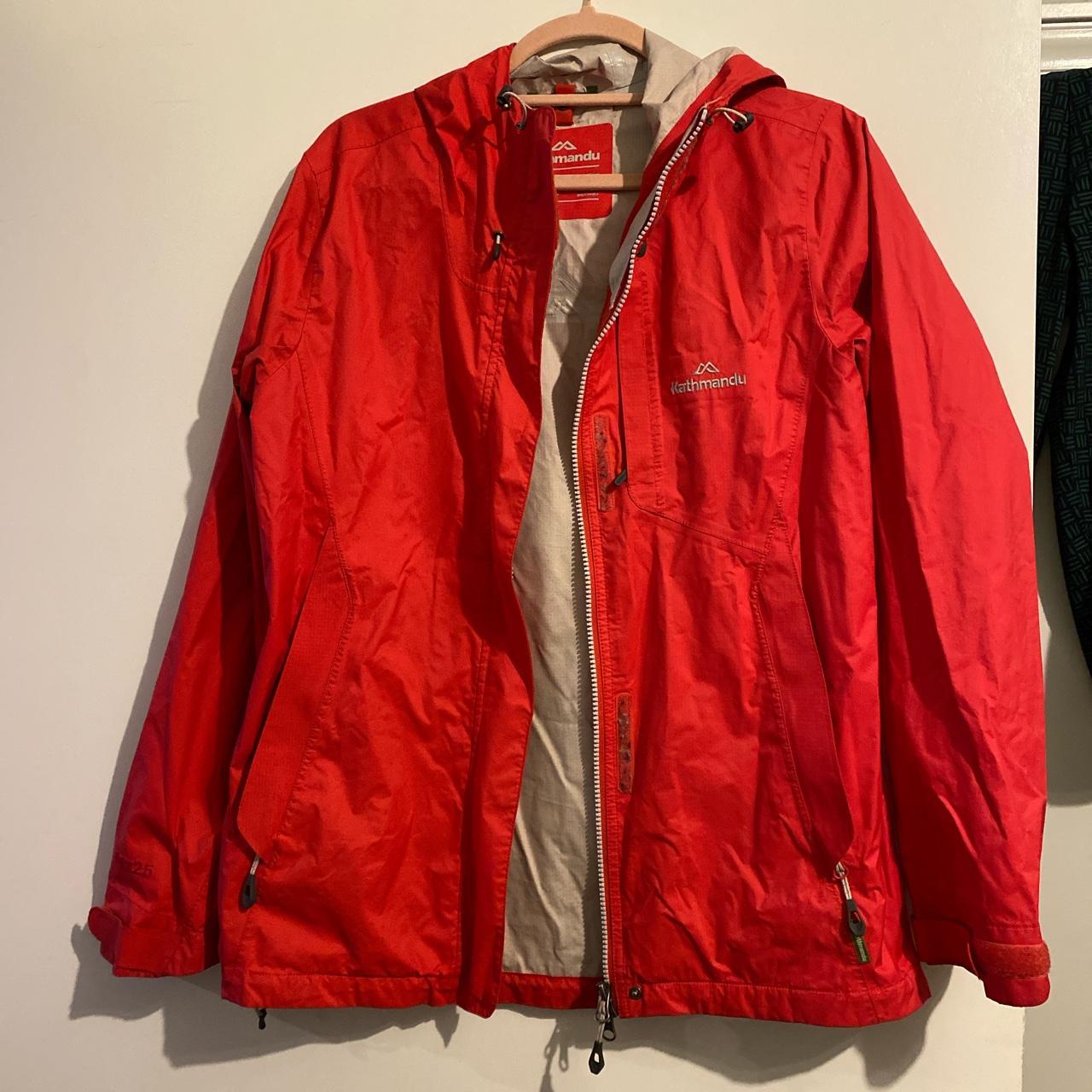 Kathmandu Rain Jacket Slim fit hot pink waterproof... Depop