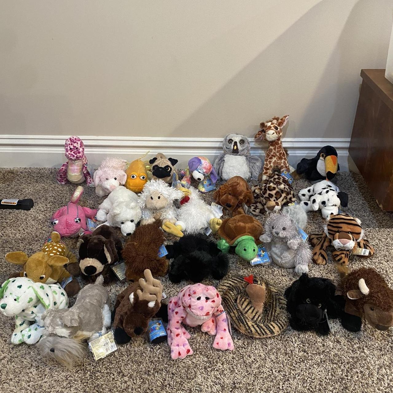 DM BEFORE BUYING full size webkinz all with unused... - Depop