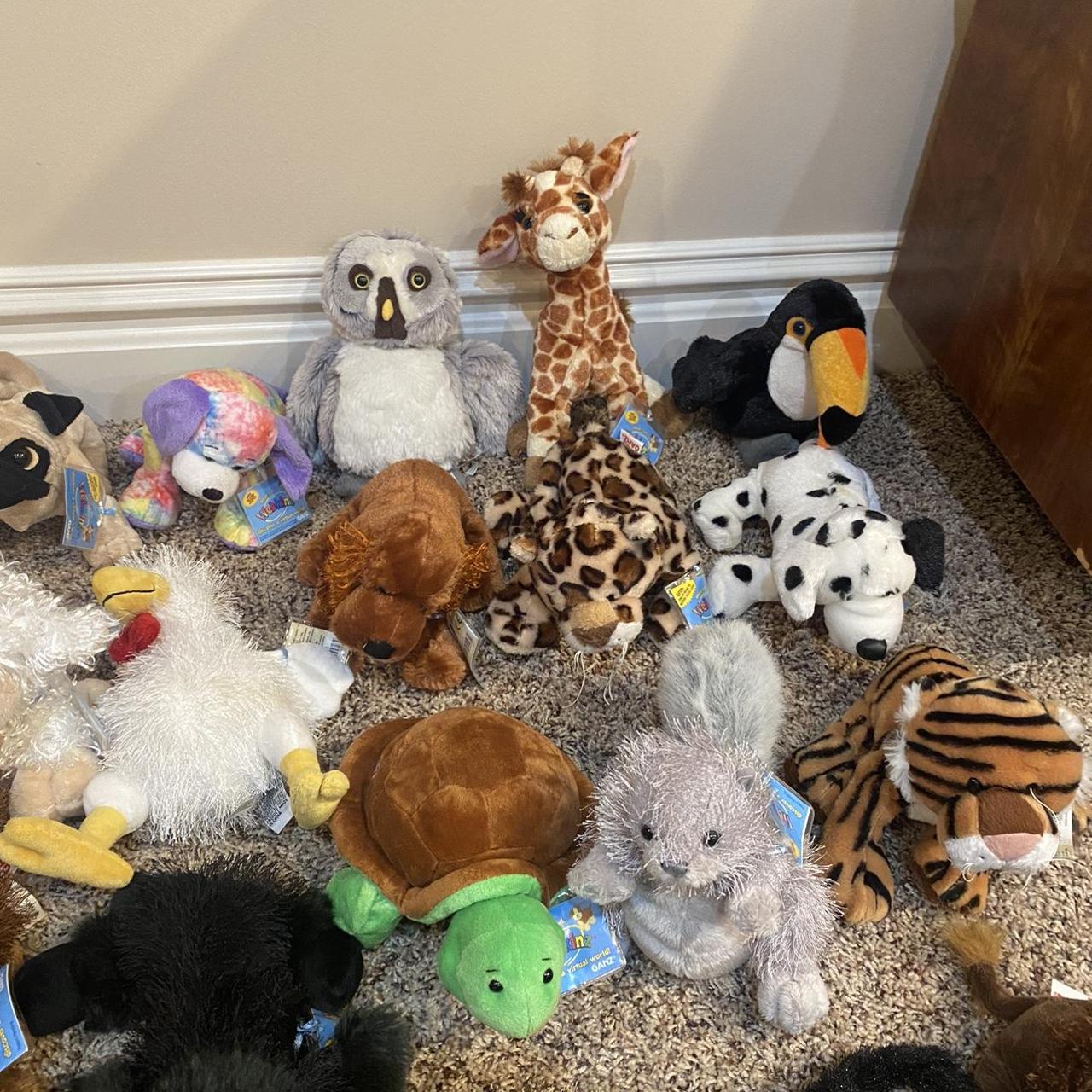 DM BEFORE BUYING full size webkinz all with unused Depop