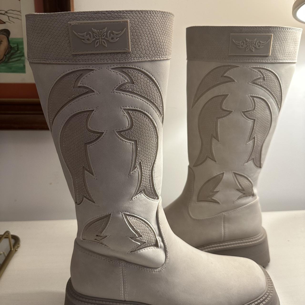bershka western boots