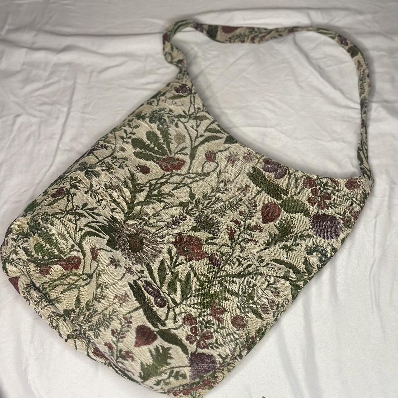 Floral tote bag with matching unopened wallet.... - Depop