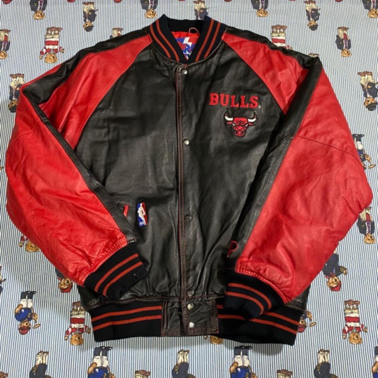 Chicago Bulls 90s Pro Player windbreaker jacket L - Depop