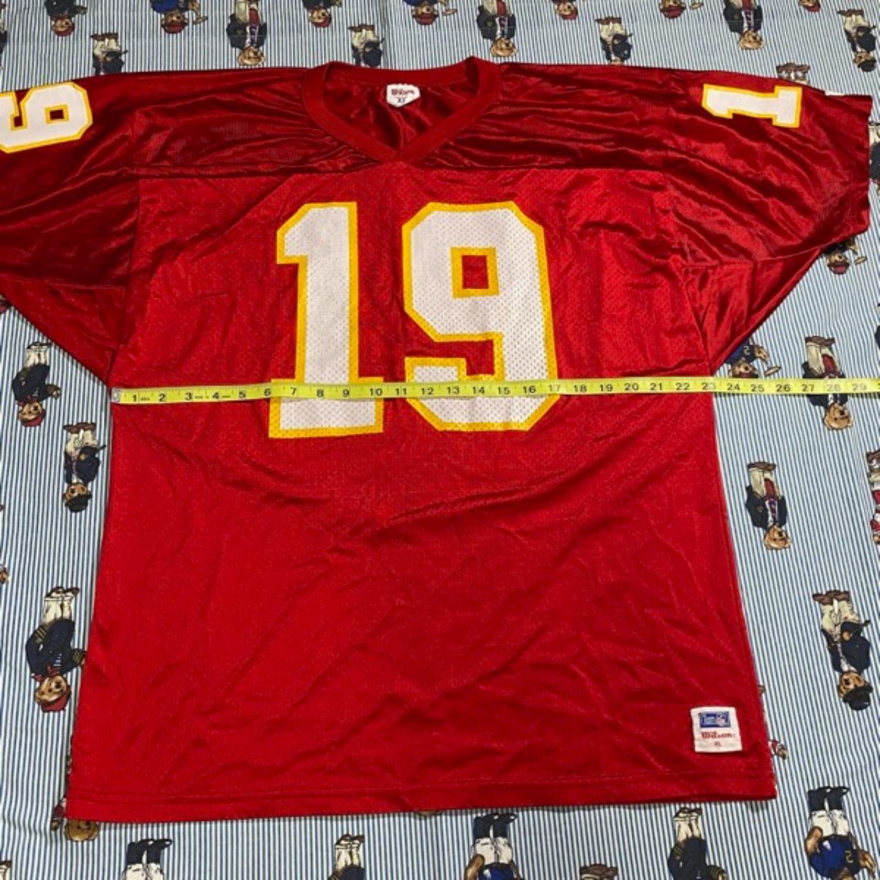 Vintage Joe Montana Kansas City Chiefs Wilson Jersey XL NFL