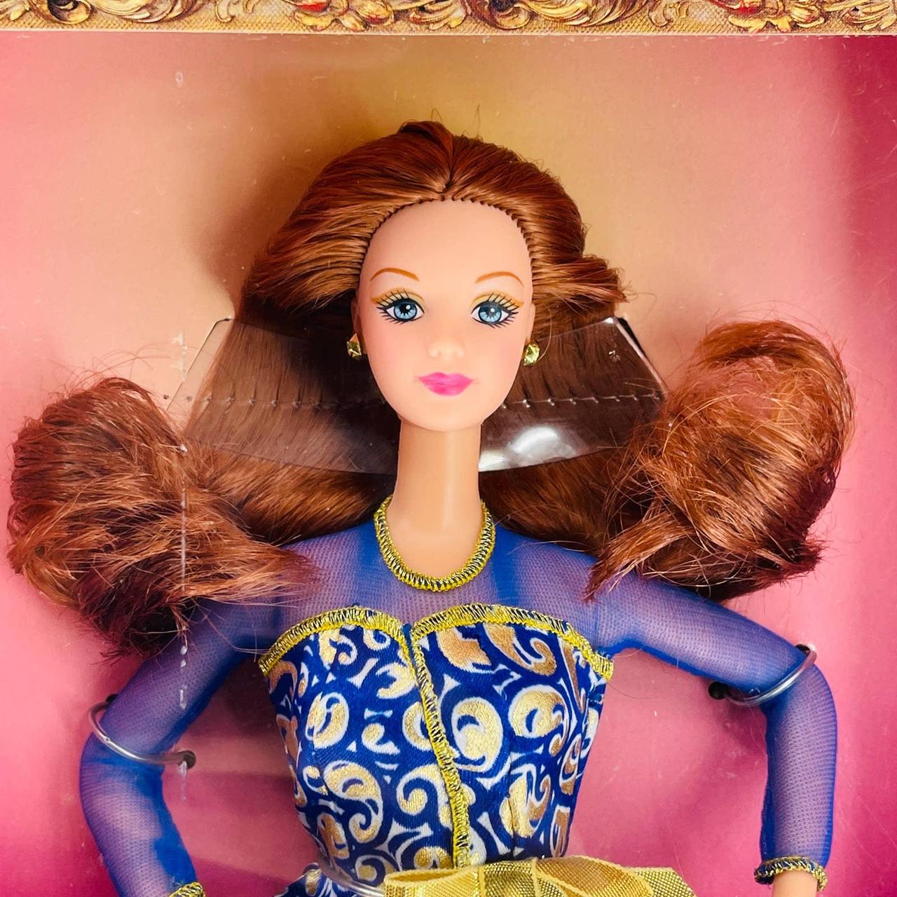 Vintage Portrait In Blue Barbie - NRFB Walmart... - Depop