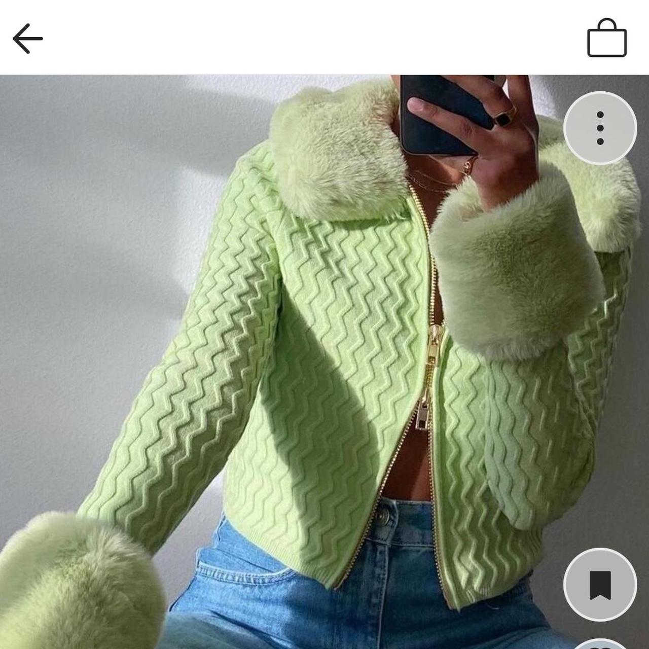 売れ筋商品|||ハウスオブサニー ニット&セーター レディース アウター PEGGY CARDI - Cardigan - multi House Of Sunny Peggy Green Cardigan Faux Fur Y2K US 4 | eBay
