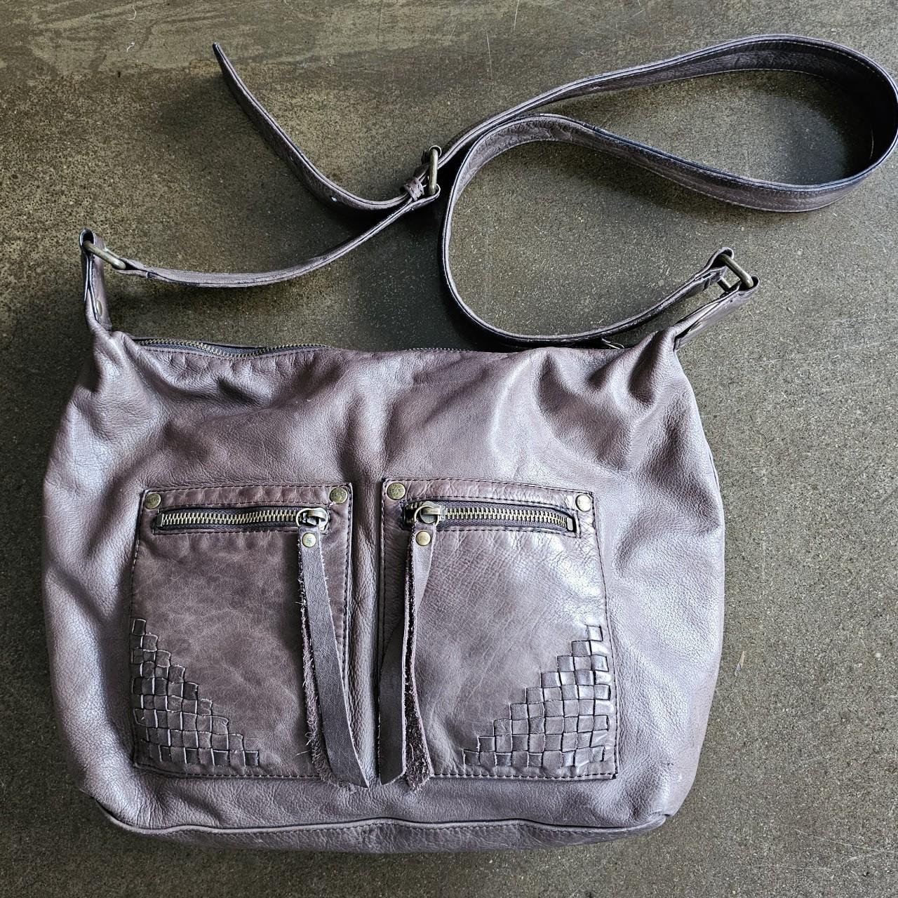 Vintage ESPRIT Brown Leather Shoulder Bag. Excellent. Depop