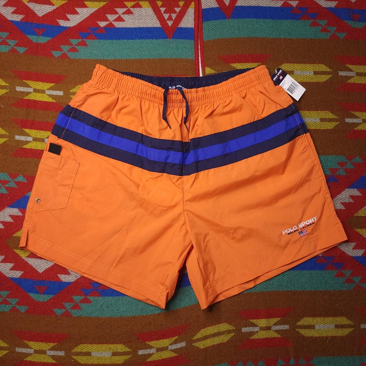 Vintage 90's Polo Sport Swim Trunks Board Shorts... - Depop