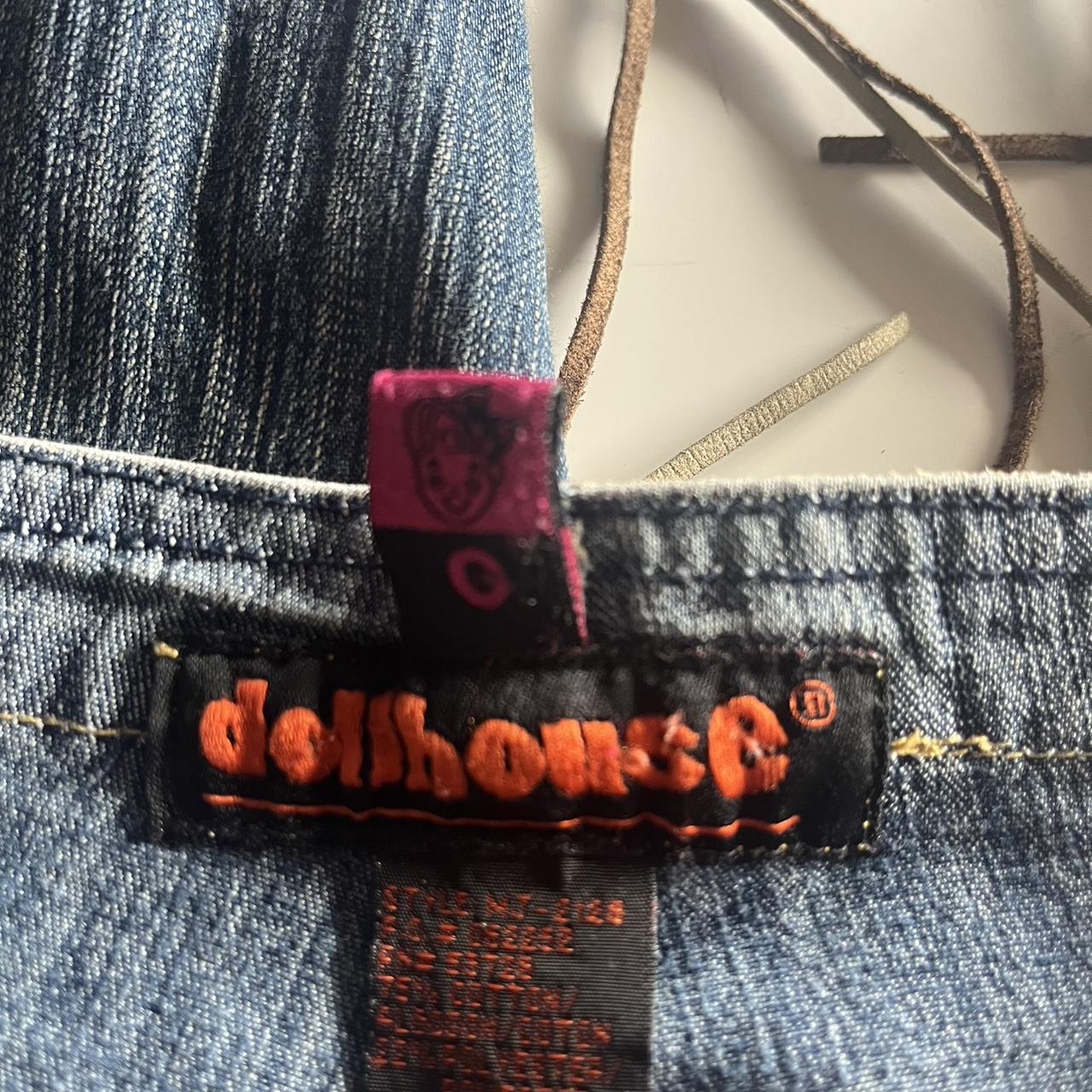 Dollhouse Y2K Vintage Fringe Belt Low Rise Jeans.... Depop