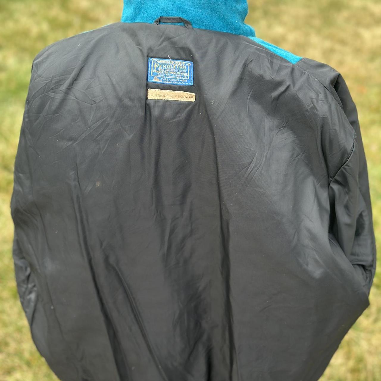 Pendleton Men's Bomber Jacket - Blue/Multi - L – … - image 5