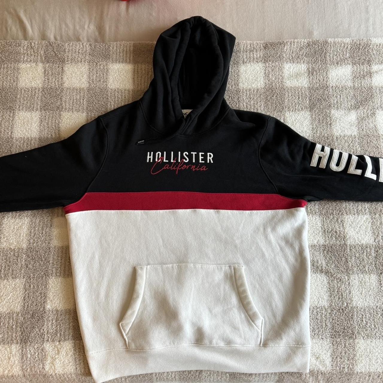 Colorblock deals hoodie hollister