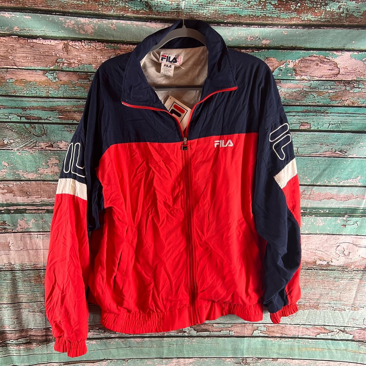 højen Seraph taxa Vintage 90s early 2000s FILA track sports jacket/... - Depop