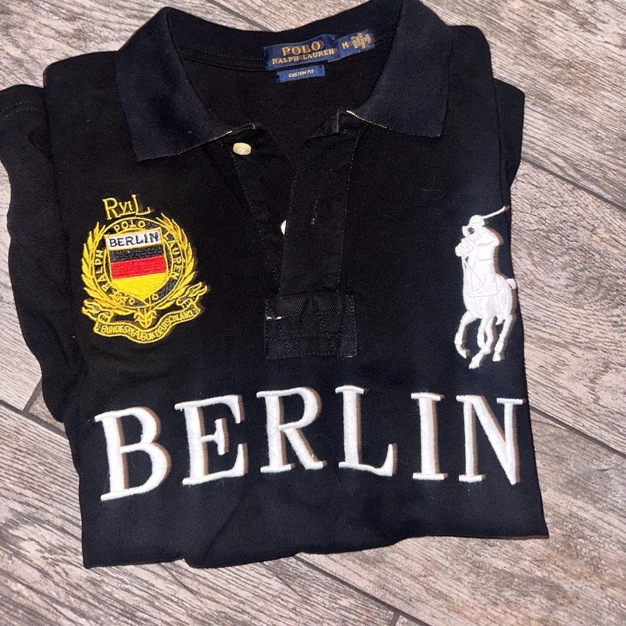 Ralph Lauren big pony New York polo. Navy. Men's - Depop