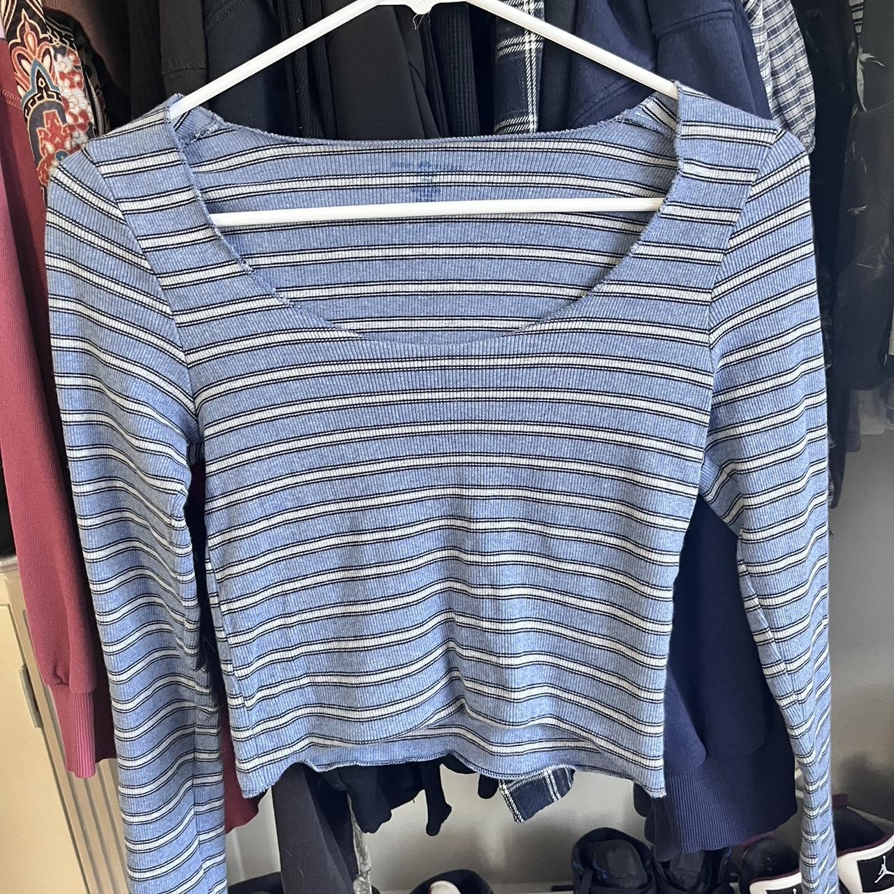 Brandy Melville eu striped long sleeve Depop