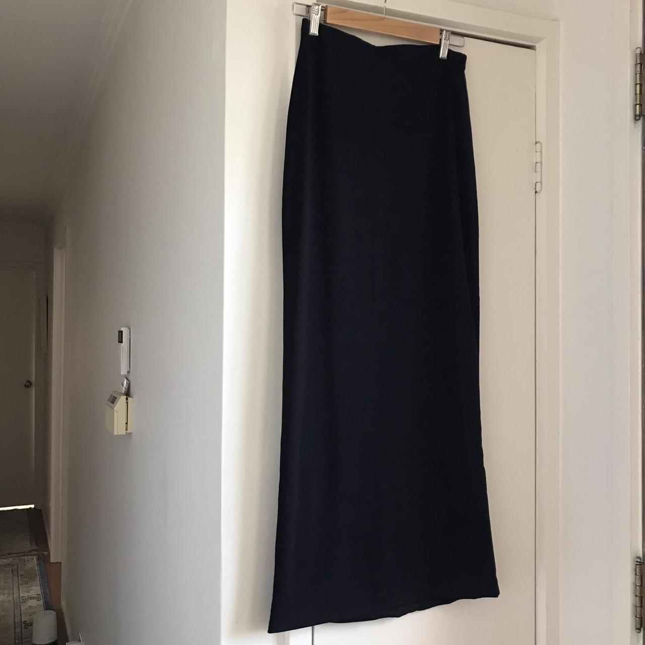 GLASSONS Black Maxi Skirt Chic and sexy form... Depop