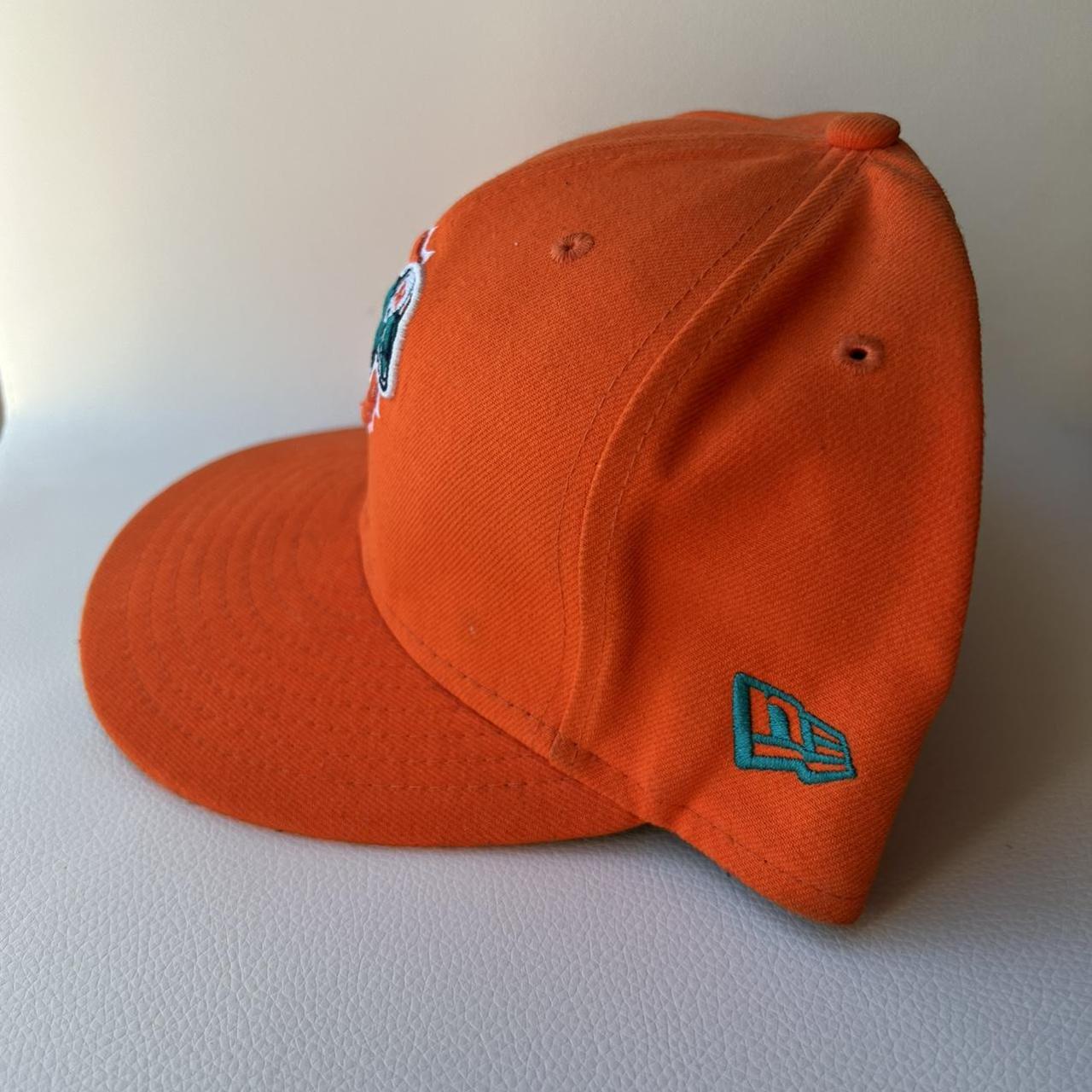 Vintage Reebok Miami Dolphins Fitted Hat Size 7 - Depop