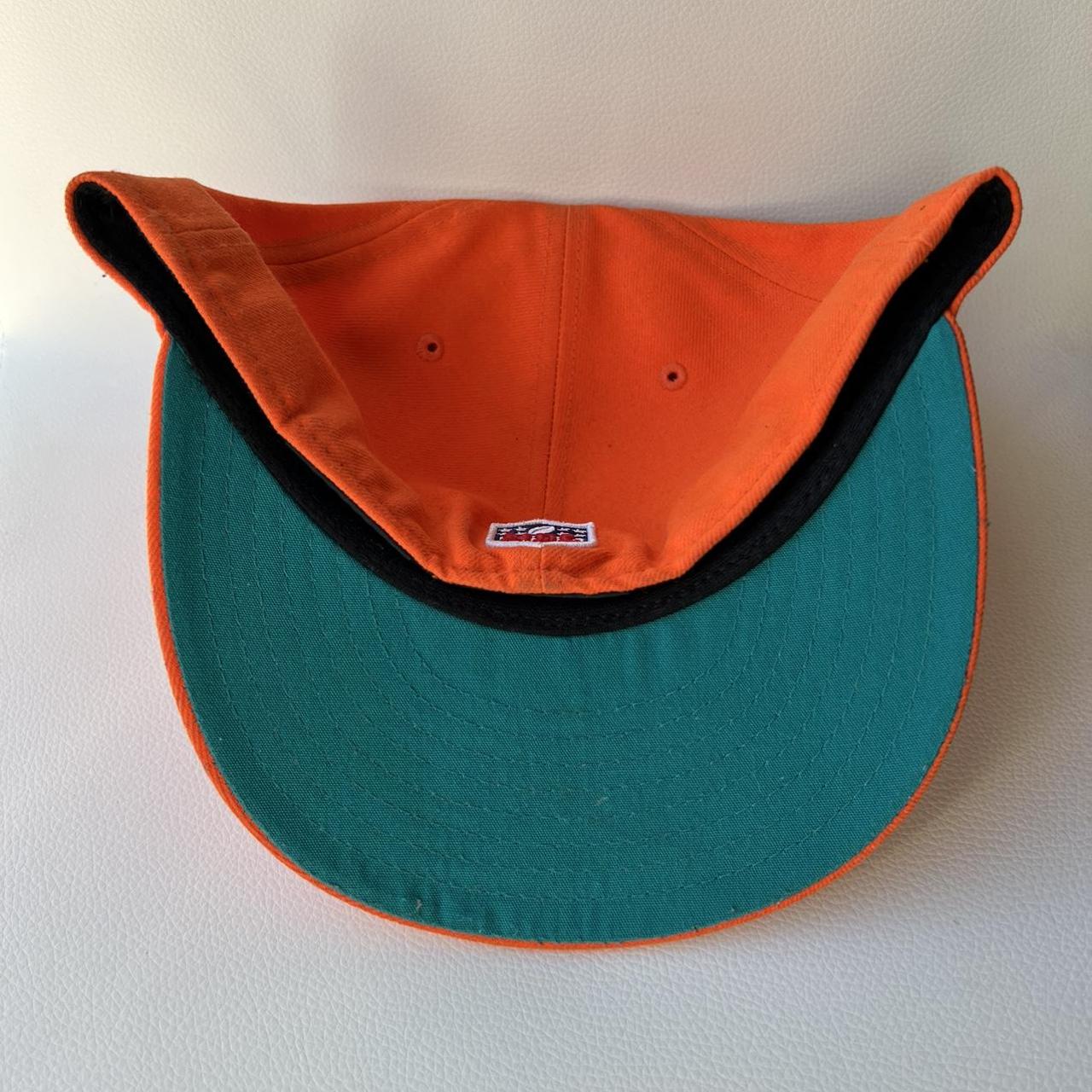 Vintage Reebok Miami Dolphins Fitted Hat Size 7 - Depop