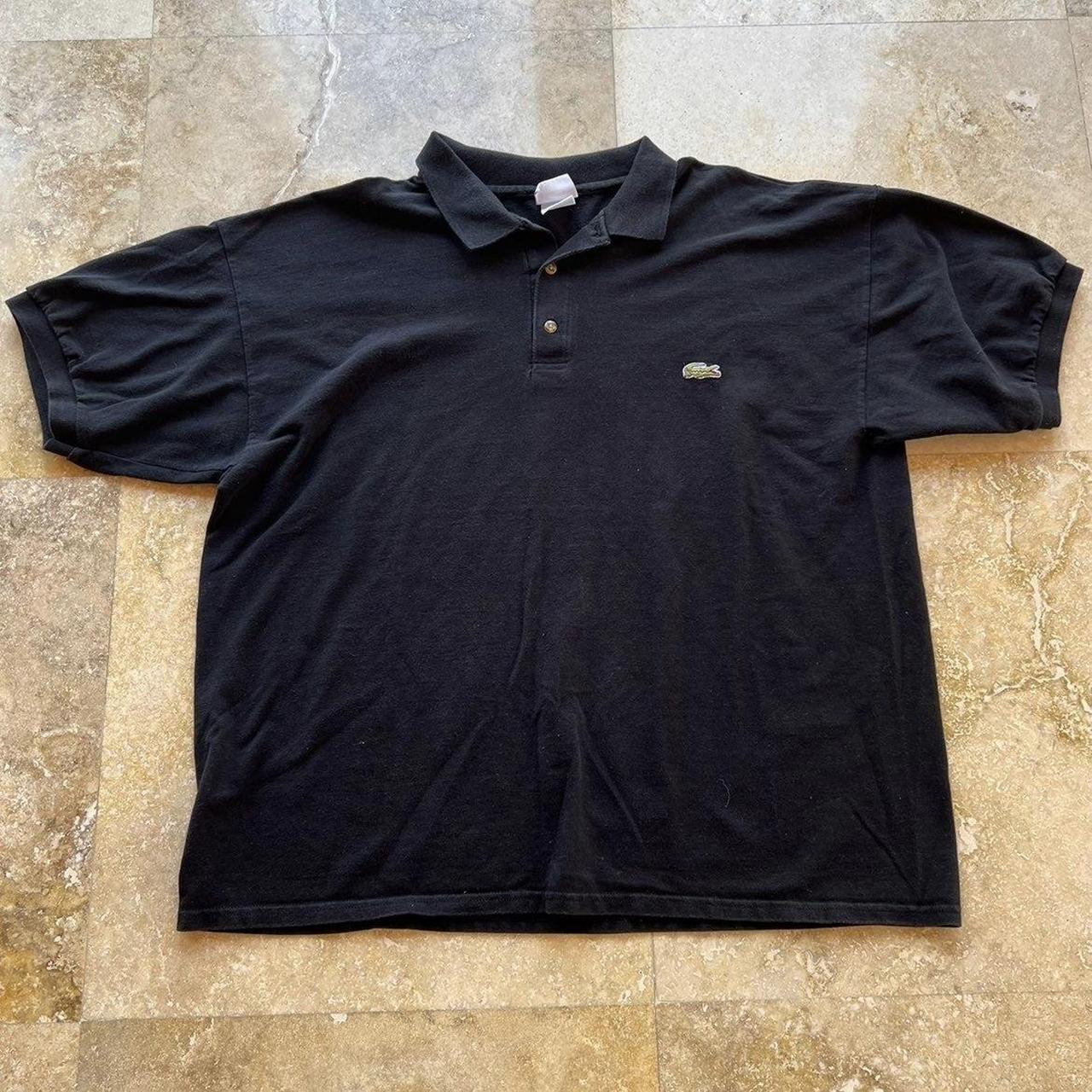 Lacoste Men's Black Polo-shirts | Depop