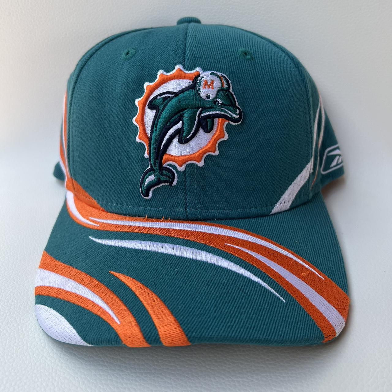 Reebok Miami Dolphins NFL On Field Equipment Flexfit Hat/Cap