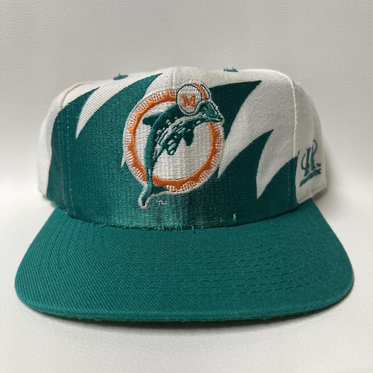 Vintage Miami Dolphins Apex One Snapback Hat Cap - Depop