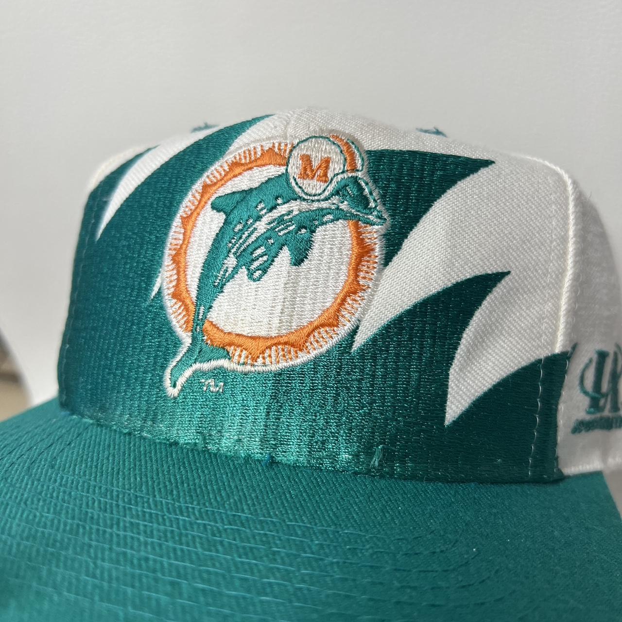 Vintage 90s NFL Miami Dolphins Hat Logo Athletic Pro - Depop