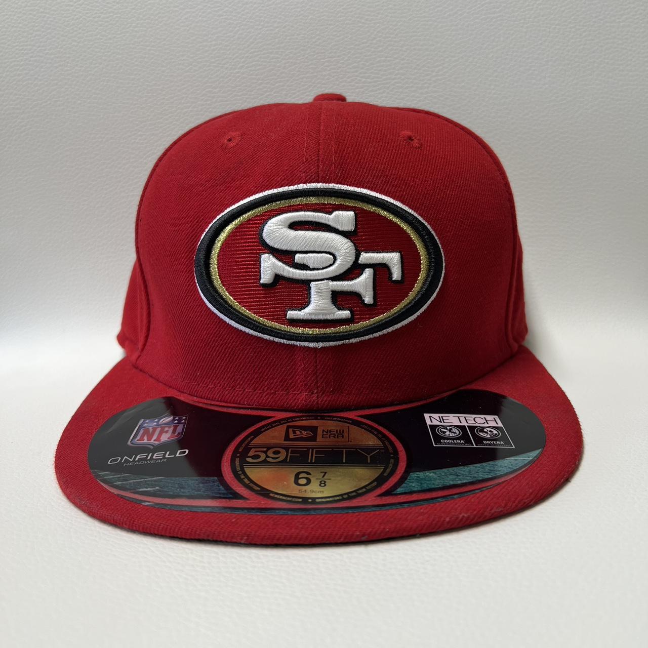 New Era NFL San Francisco 49ers Red 59Fifty Fitted Cap Hat SIZE 7