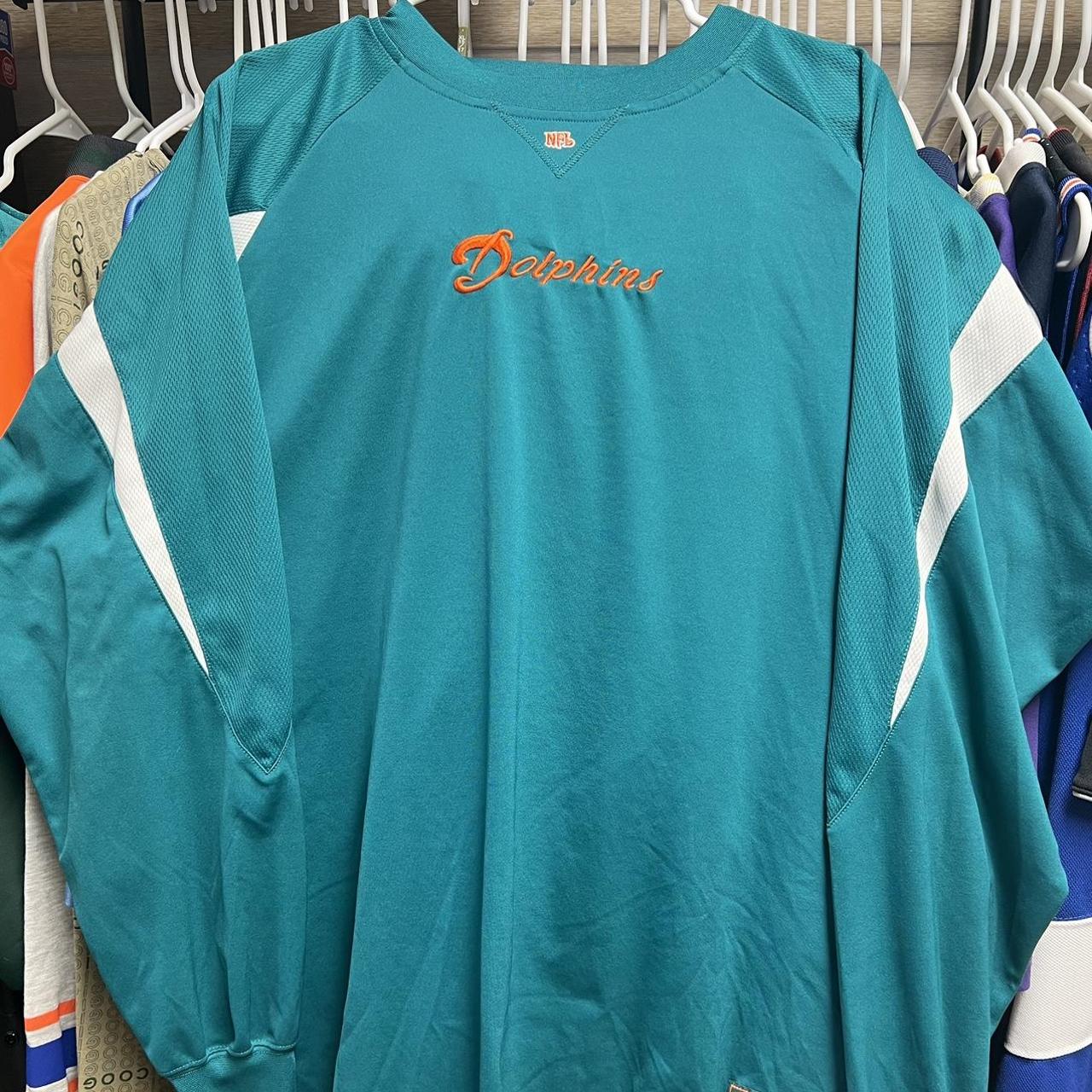 Vintage Y2K Miami Dolphins Hoodie Size: Large - Depop