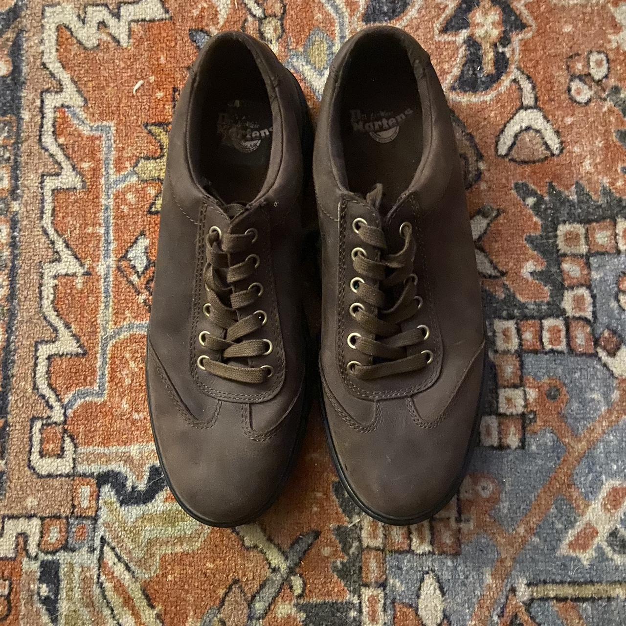 Doc Marten Wilbur Leather Sneakers - Depop