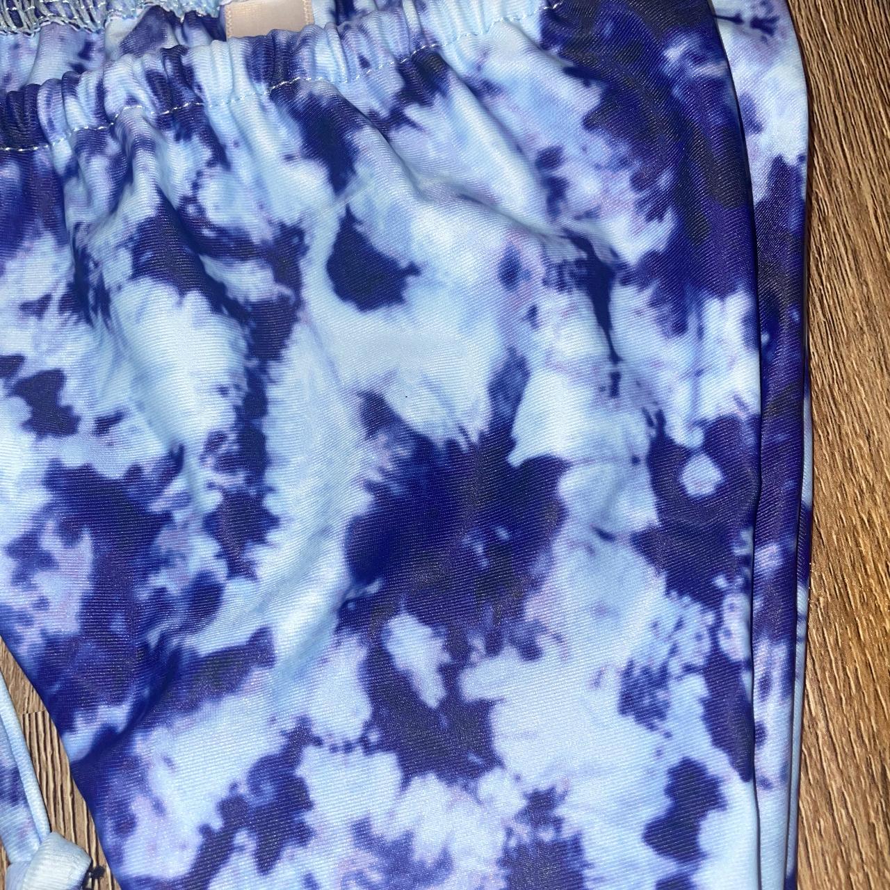 Brand New Blue Tie Dye Two Piece Bikini Depop 