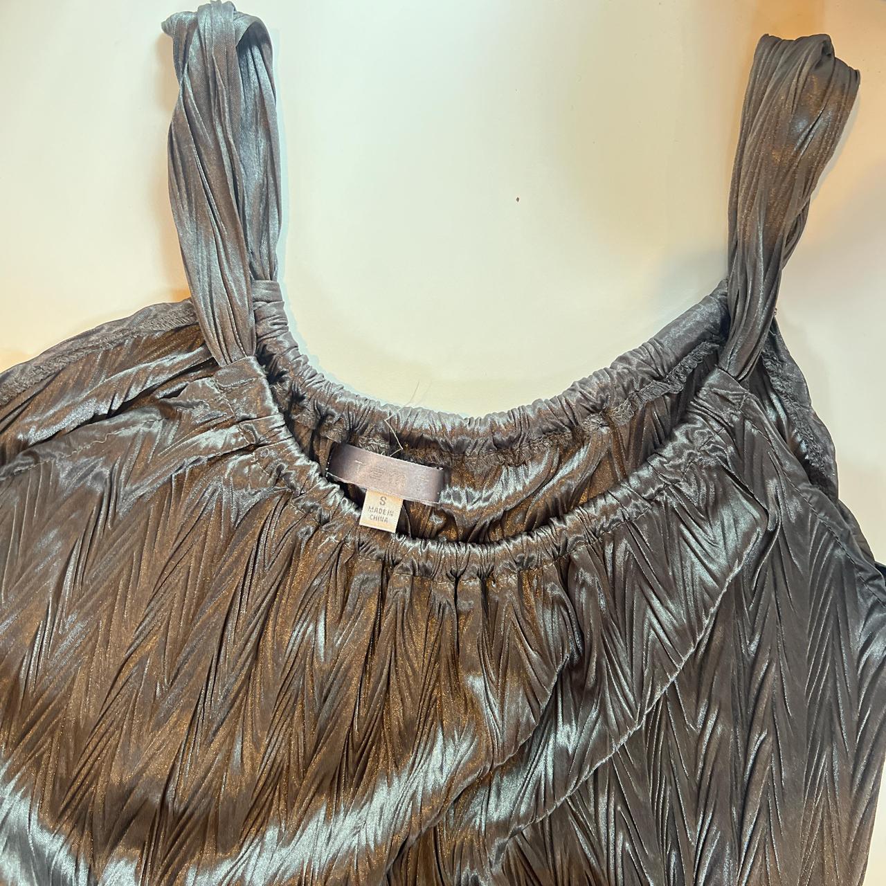 most metallic temt singlet perfect for... Depop