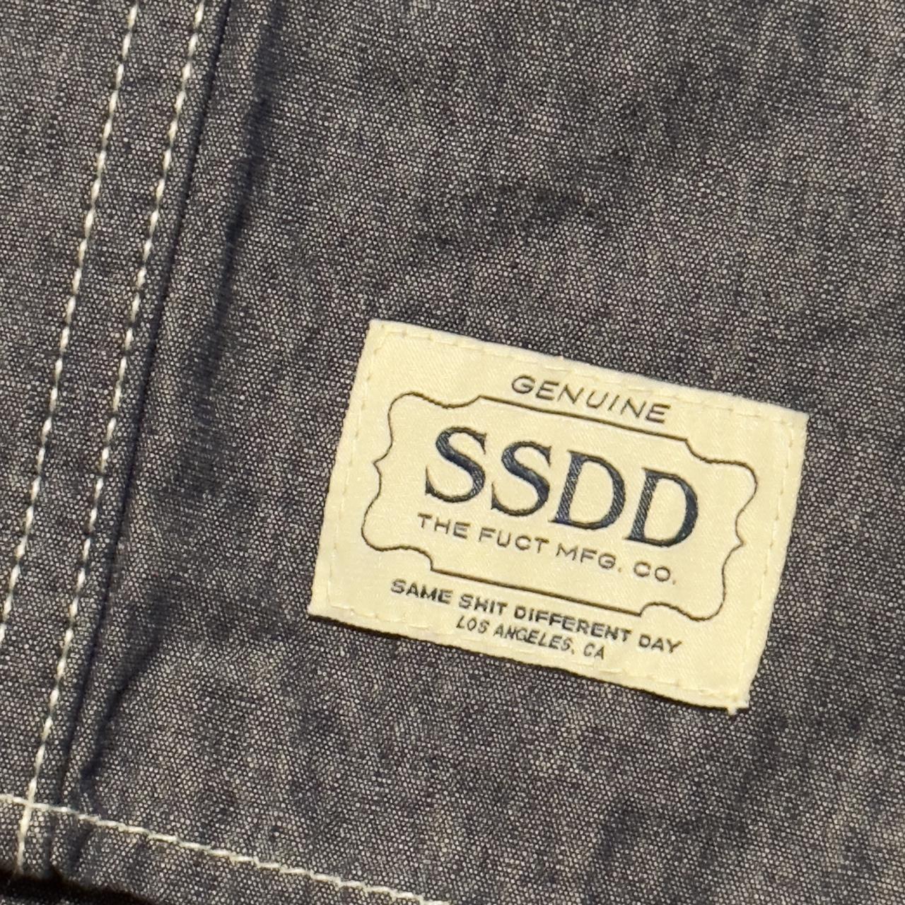 FUCT SSDD DENIM SHIRT Size small (Japan small, so | Depop