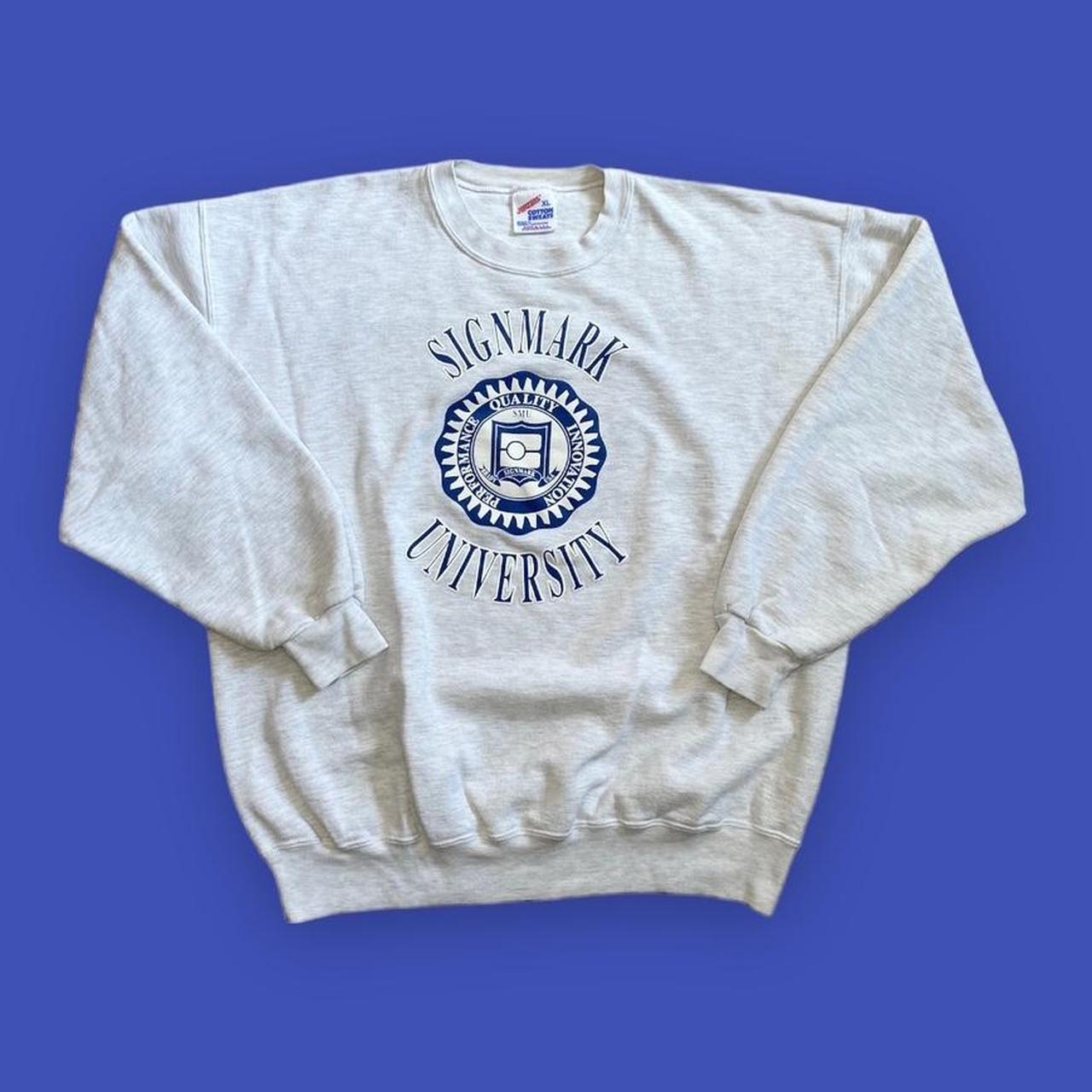 Vintage 90 s Signmark University College Sweatshirt Depop