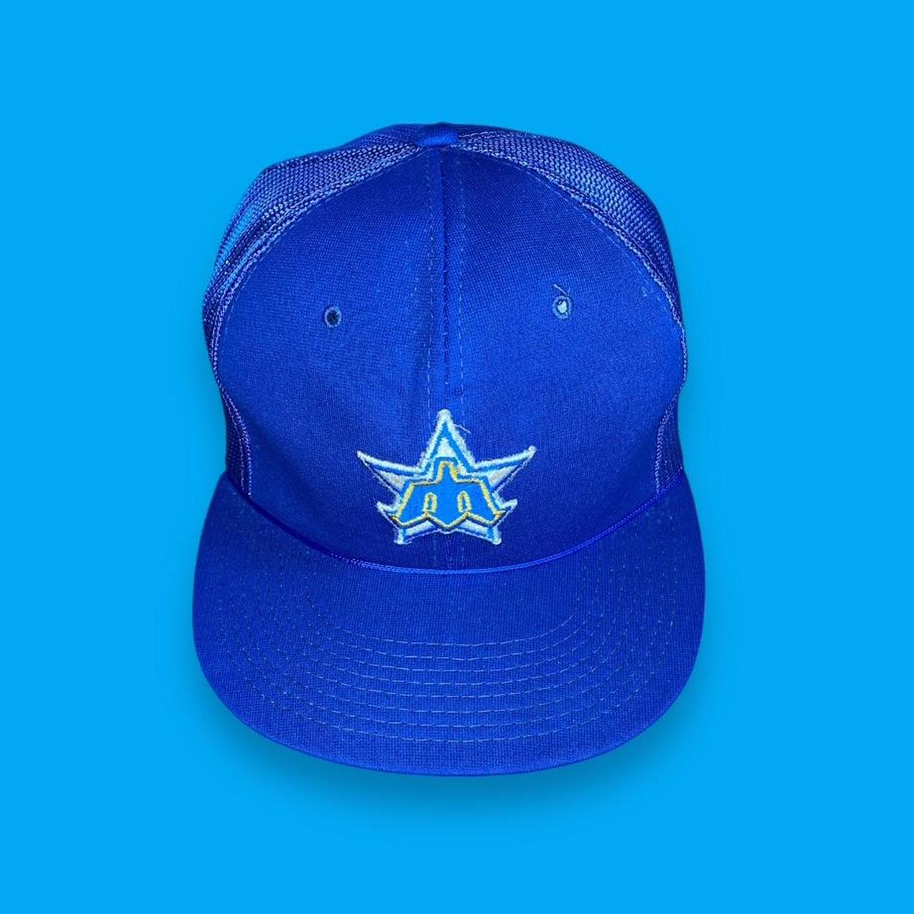 1980s Vintage Seattle Mariners Hat Baseball Cap Snap Back Youngan