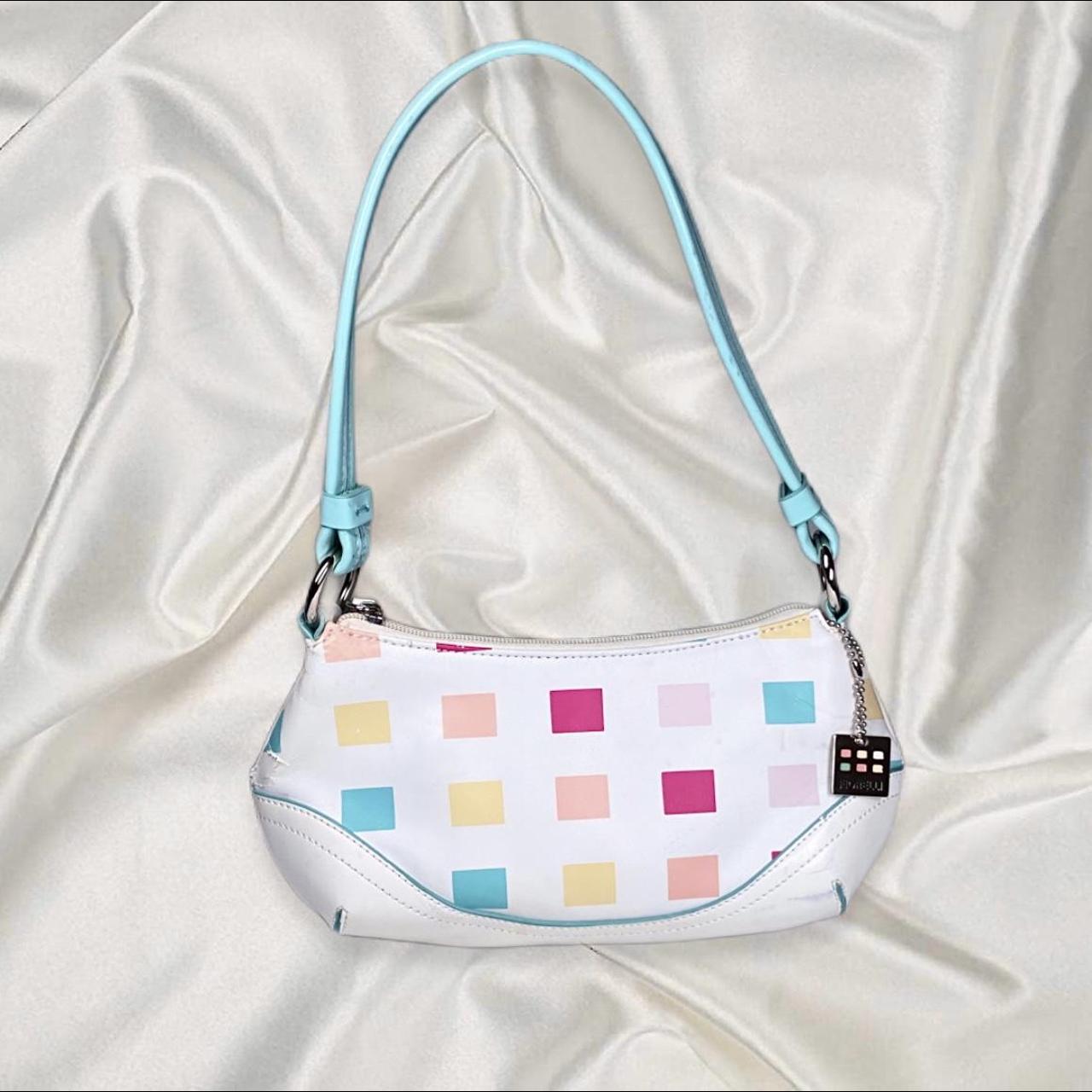 Y2K Vintage Fiorelli Rainbow Square Detail Depop