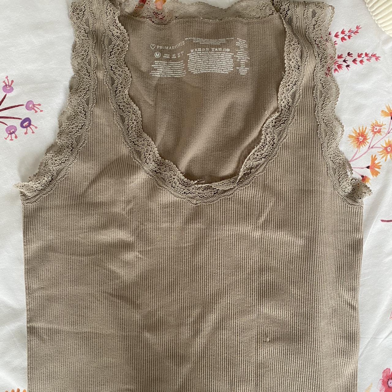 set of 2 primark/penney’s vest/cami tops 🤍 • both... - Depop