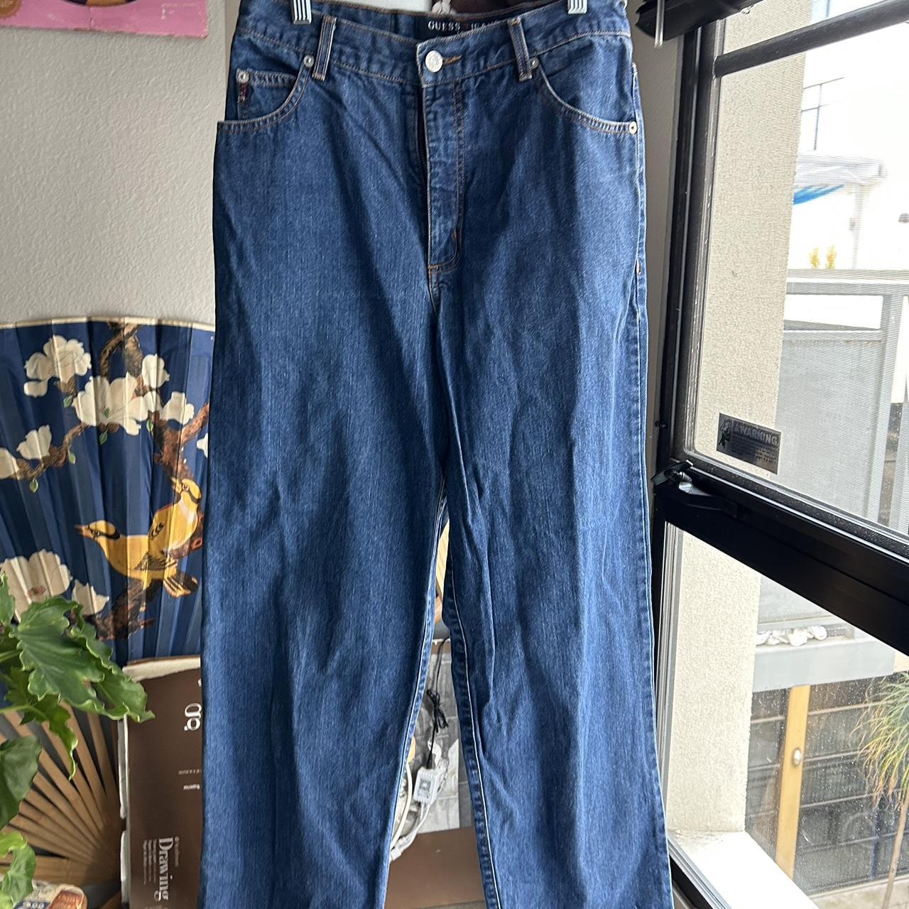 Kids baggy Guess jeans size 16 - fits great for a... - Depop