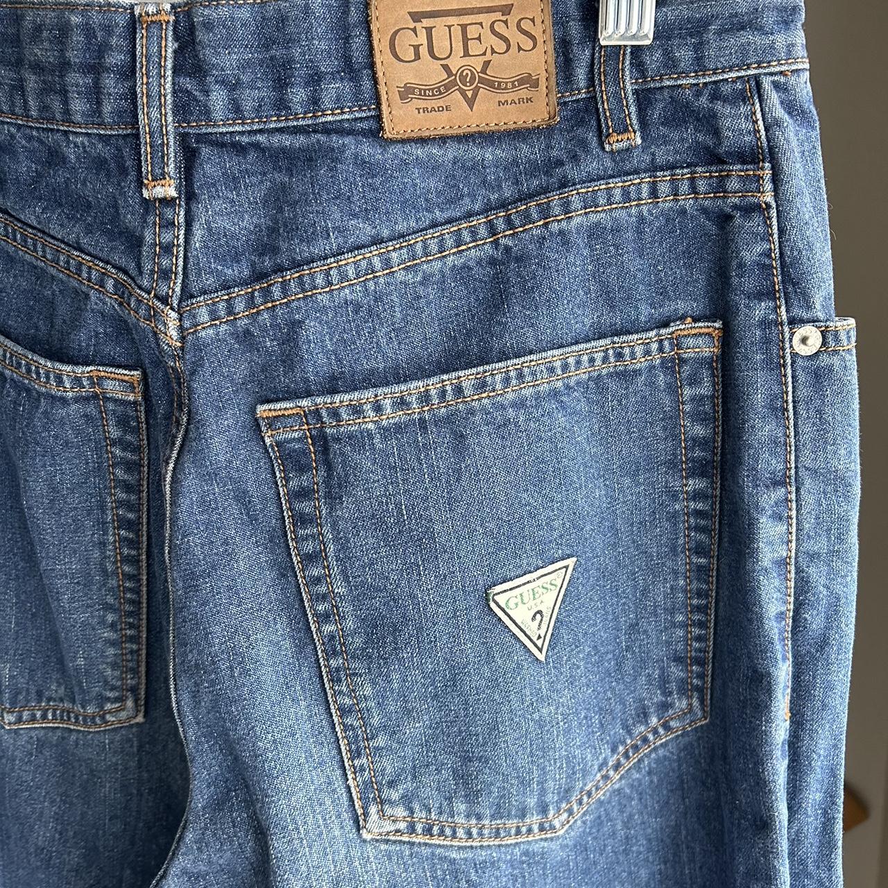 Kids baggy Guess jeans size 16 - fits great for a... - Depop