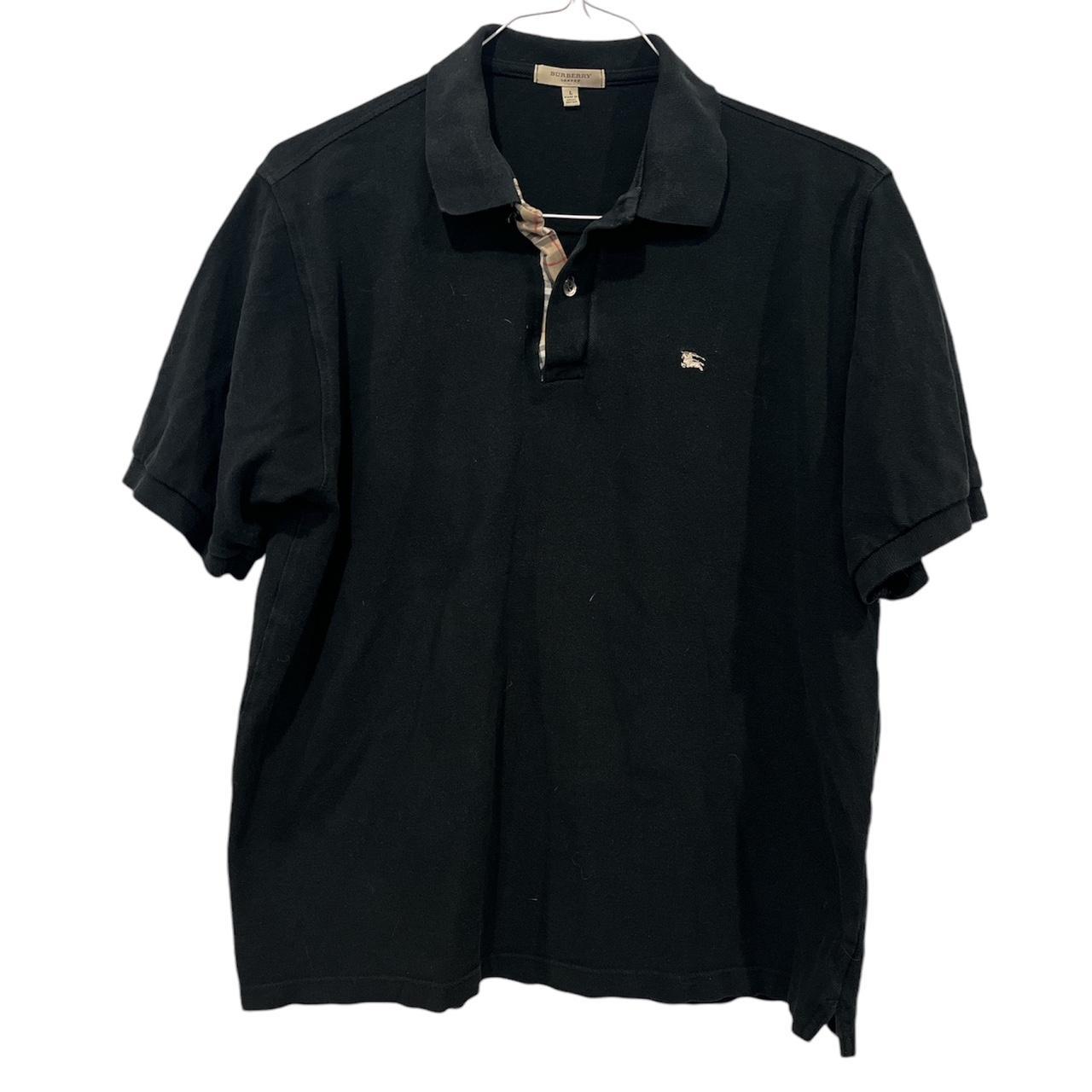 Burberry mens polo retailer Large NEW