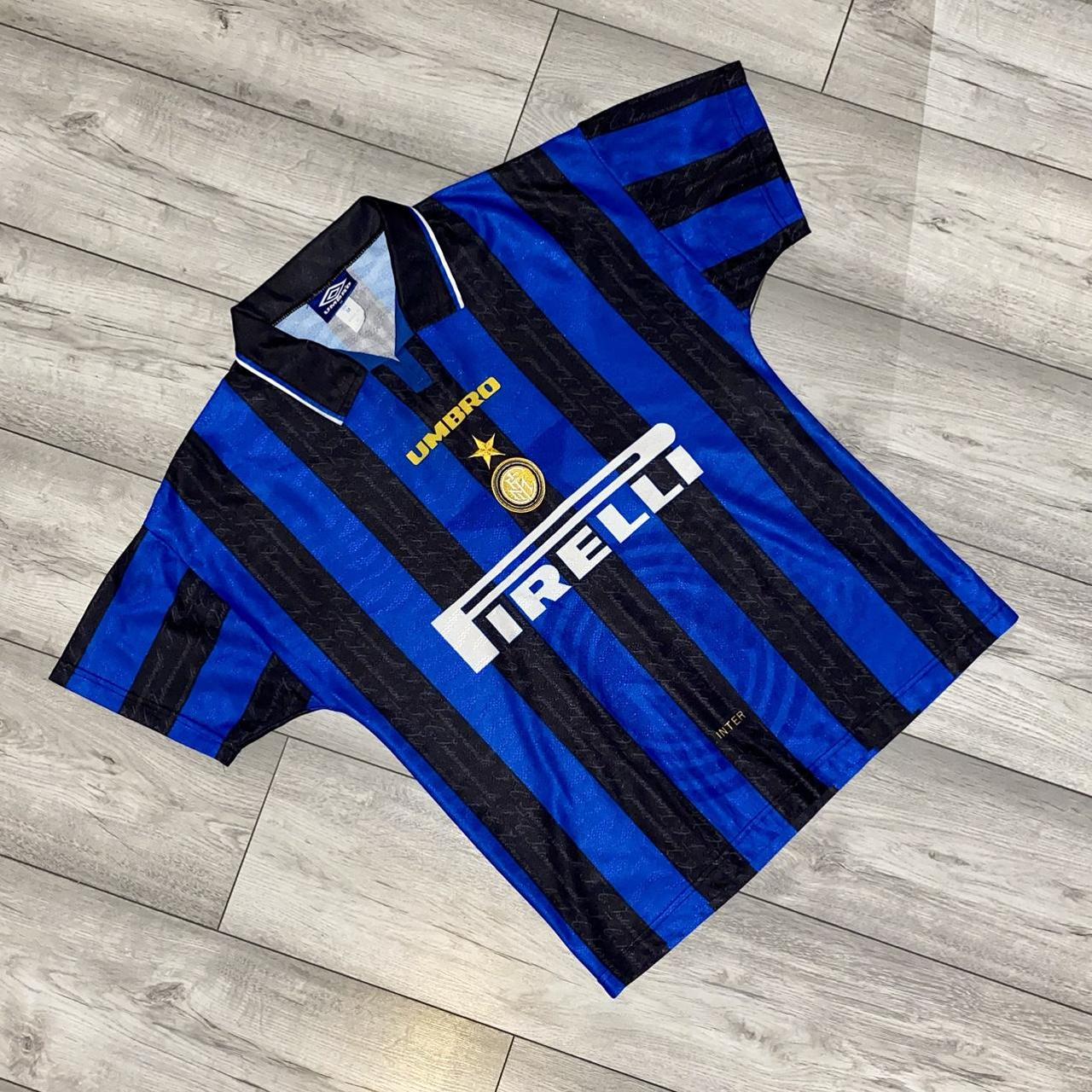 Authentic Inter Milan home shirt. In good/excellent... - Depop