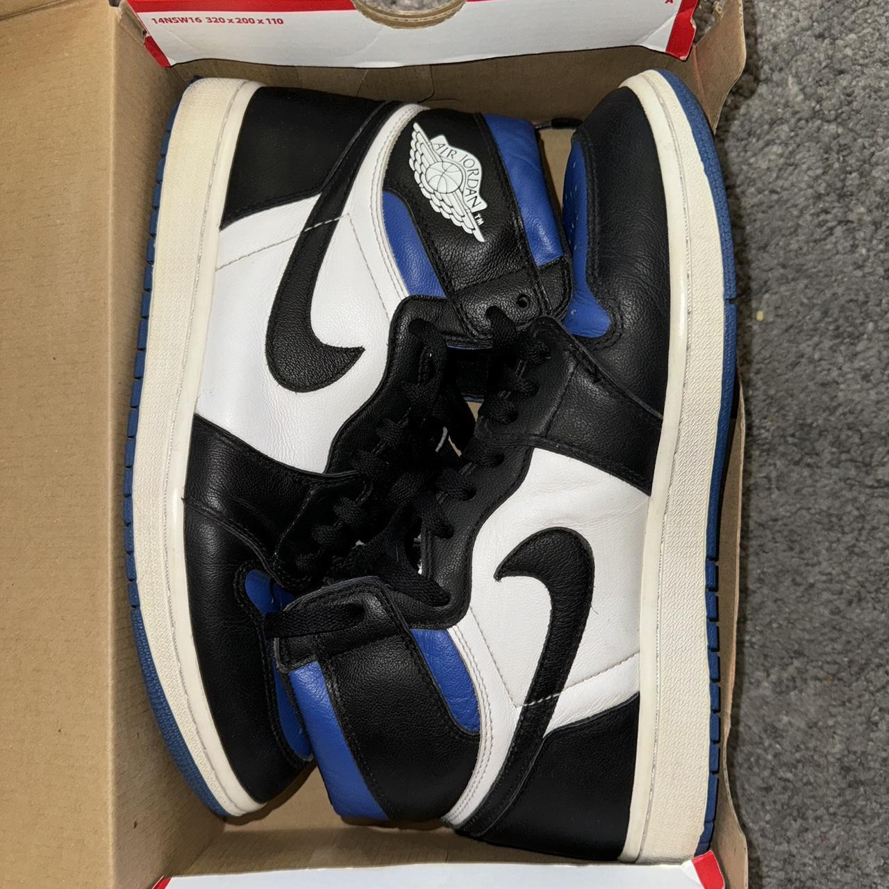Nike Court Vision Lo💙🖤 Blue and black Used Depop